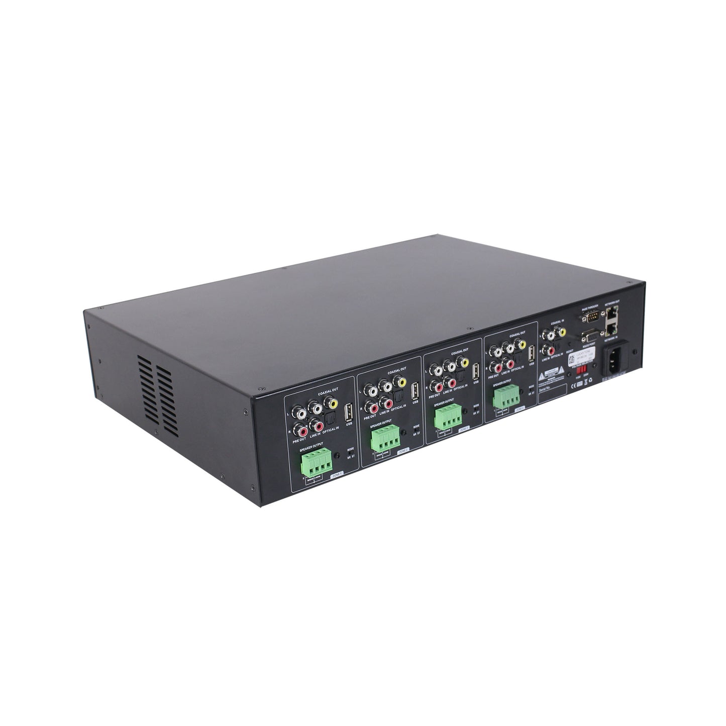 8-CH 4 Zone Stereo Network Amplifier