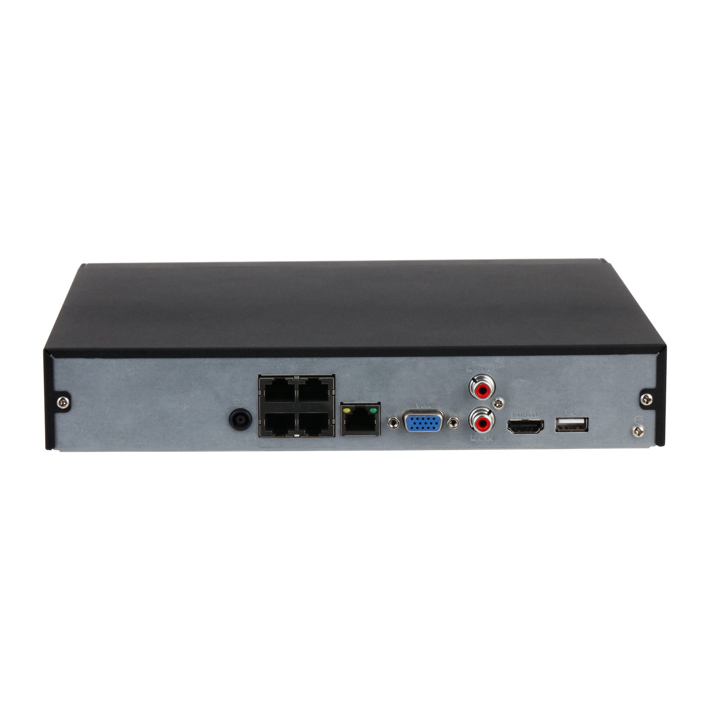 DH(2-Series)4K Compact 1U 4PoE 1HDD WizSense Network Video Recorder