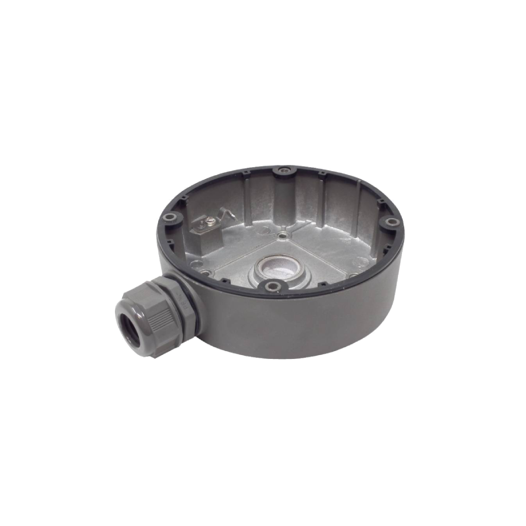 Hikvision DS-1280ZJ-DM8 White/Black Aluminum Alloy Junction Box Mount Bracket for Dome Camera