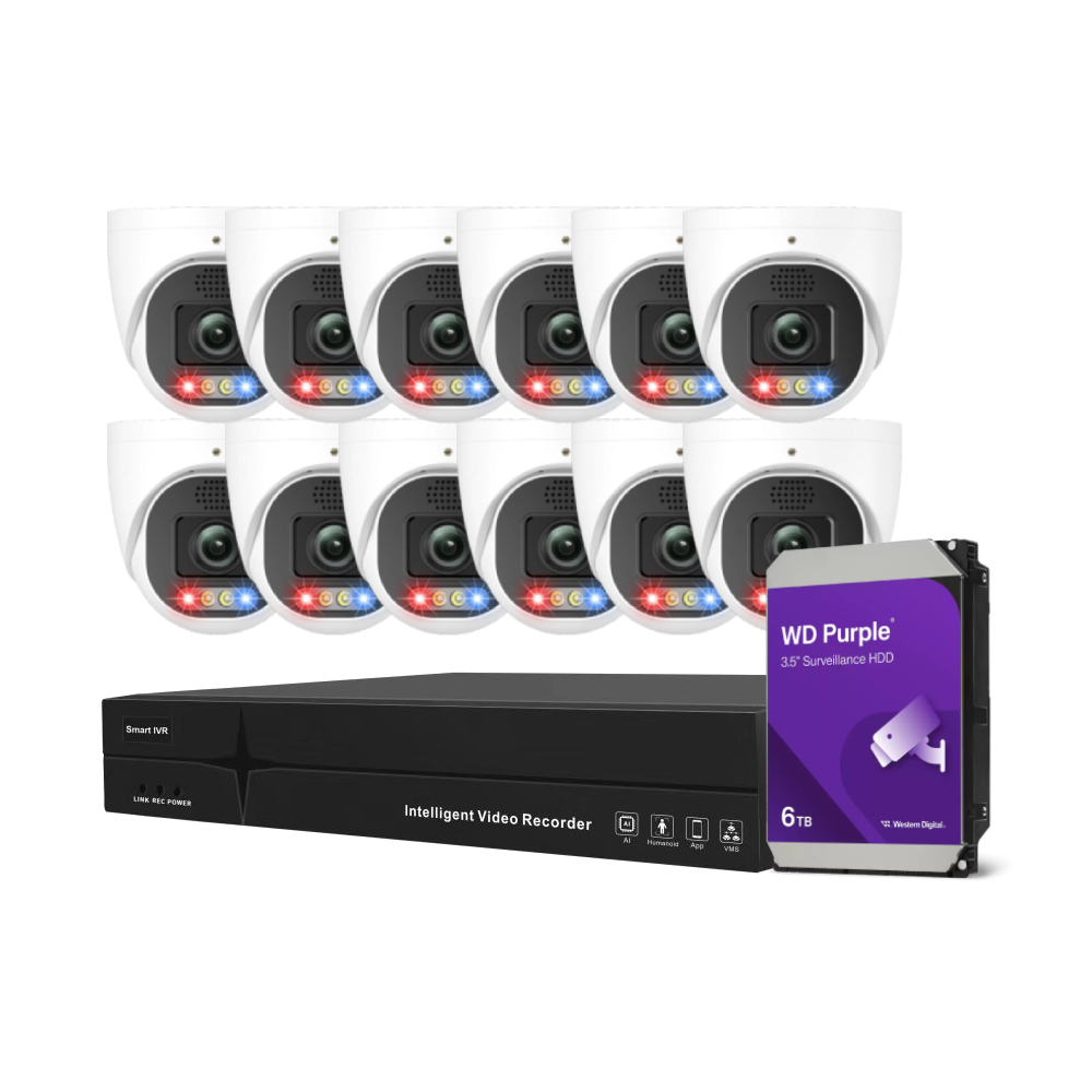 Onecam FA series NVR + Onecam Active Deterrence AI camera Package