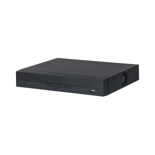 DH(2-Series)4K Compact 1U 4PoE 1HDD WizSense Network Video Recorder