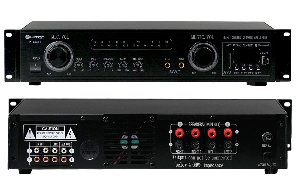 PROFESSIONAL AUDIO POWER AMPLIFIER KB-400