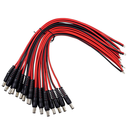 12V 5A DC Power Pigtail Cord