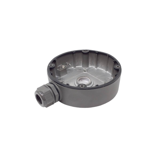 Hikvision DS-1280ZJ-DM8 White/Black Aluminum Alloy Junction Box Mount Bracket for Dome Camera