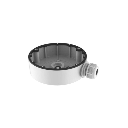 Hikvision DS-1280ZJ-DM8 White/Black Aluminum Alloy Junction Box Mount Bracket for Dome Camera