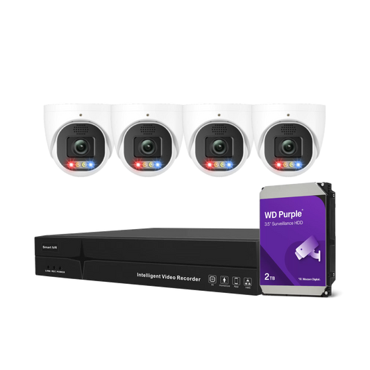 Onecam FA series NVR + Onecam Active Deterrence AI camera Package